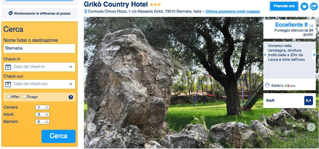 Griko Country Hotel Lecce Dış mekan fotoğraf